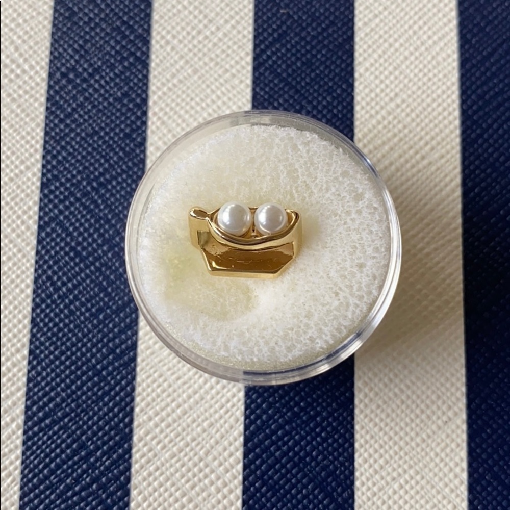 NWT Keep Collective 2 Peas in a Pod Gold Charm